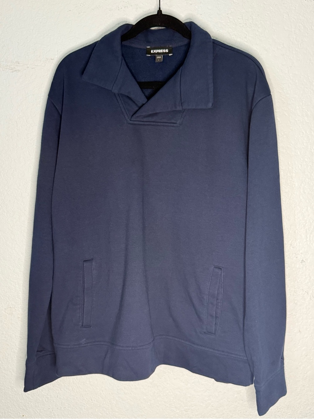 Express Dark Navy Crewneck Pullover